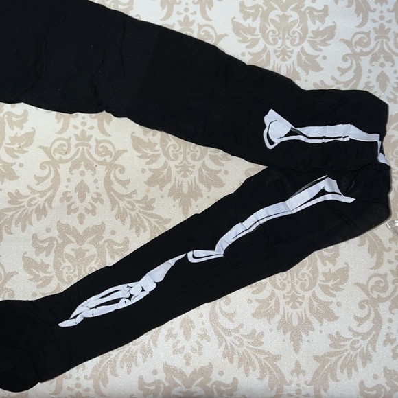 New Black Skeleton Tights - Picture 5 of 6